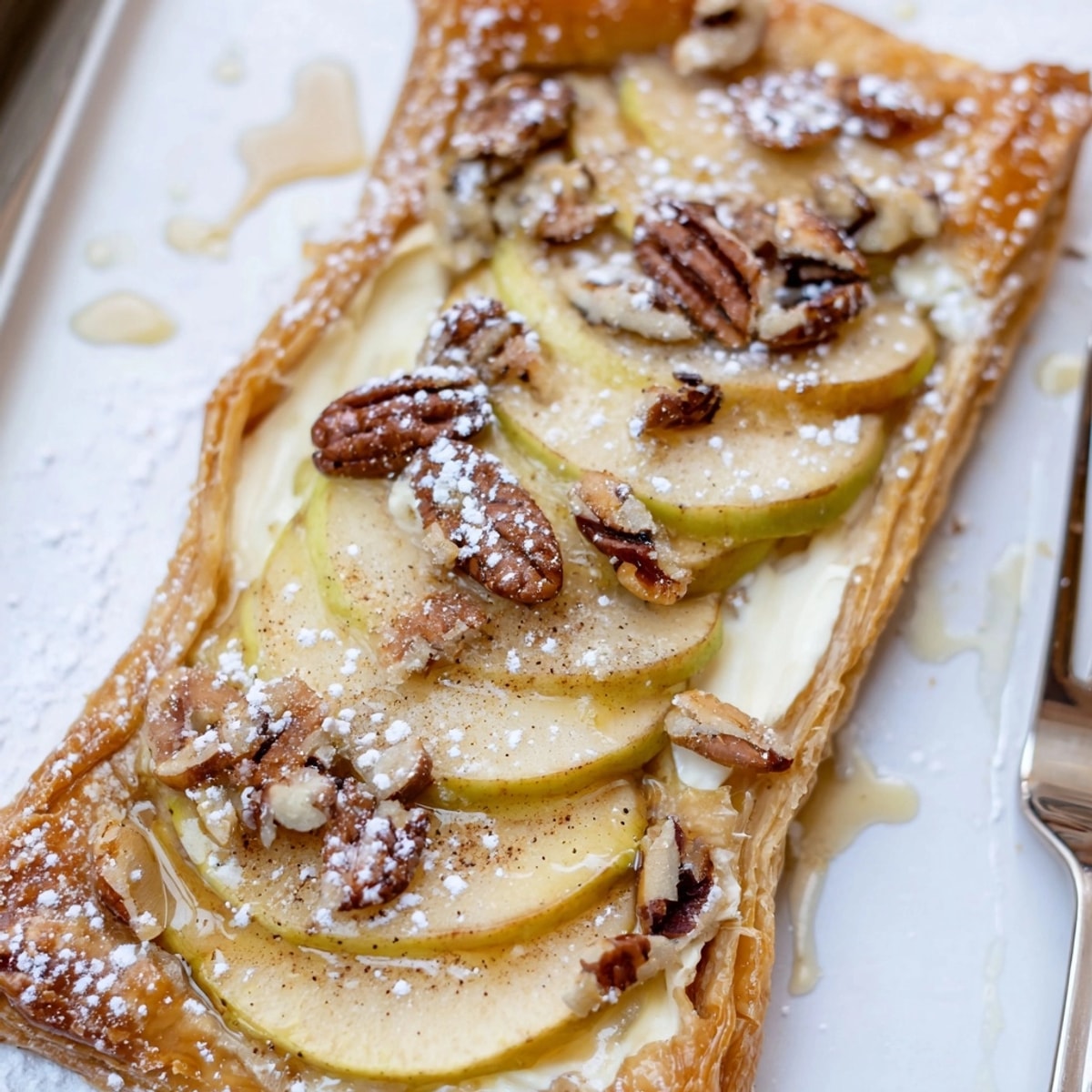 Homemade Ricotta Apple Breakfast Tarts baking in a warm oven, subtly sweet scent.