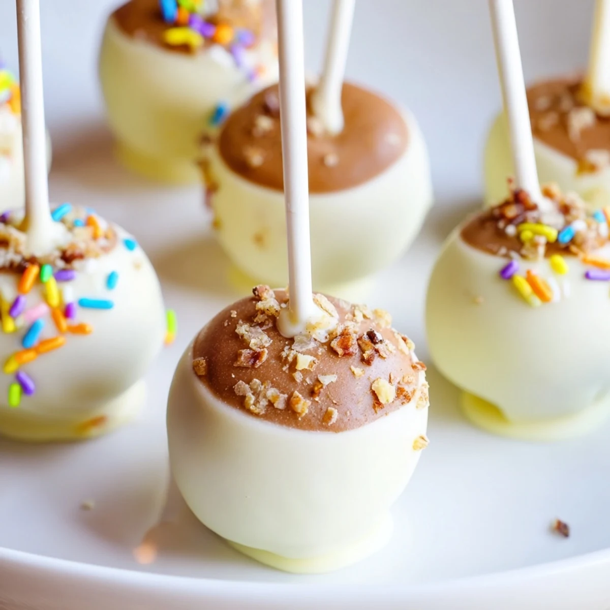 Caramel Apple Truffle Pops
