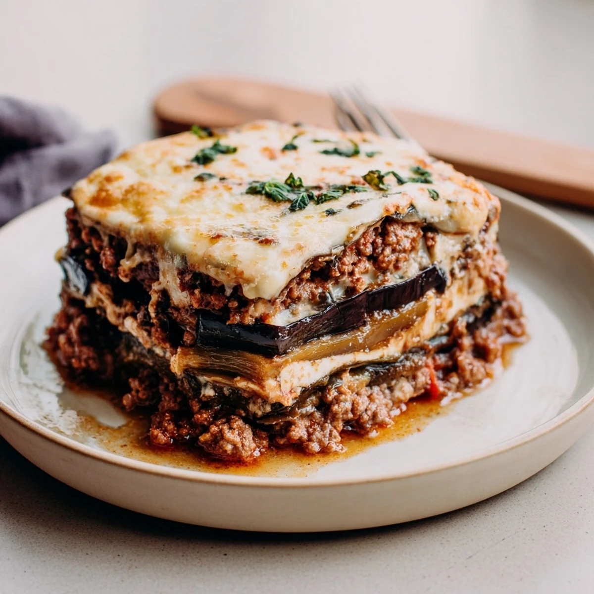 Moussaka Beef Eggplant Béchamel