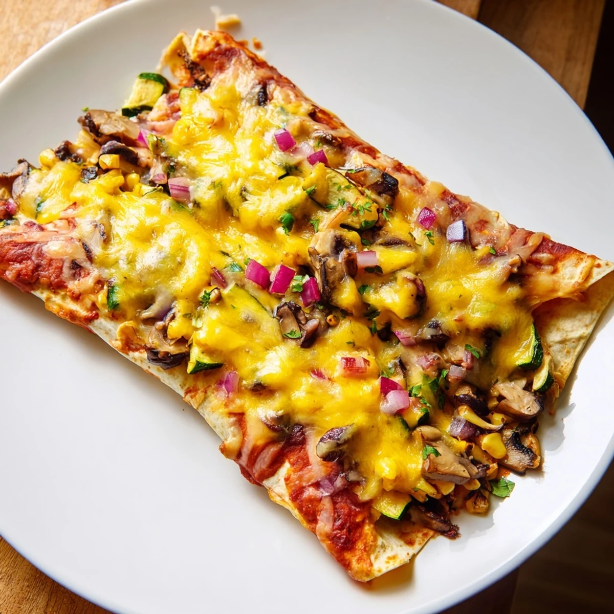 Farmers Market Vegetarian Enchiladas