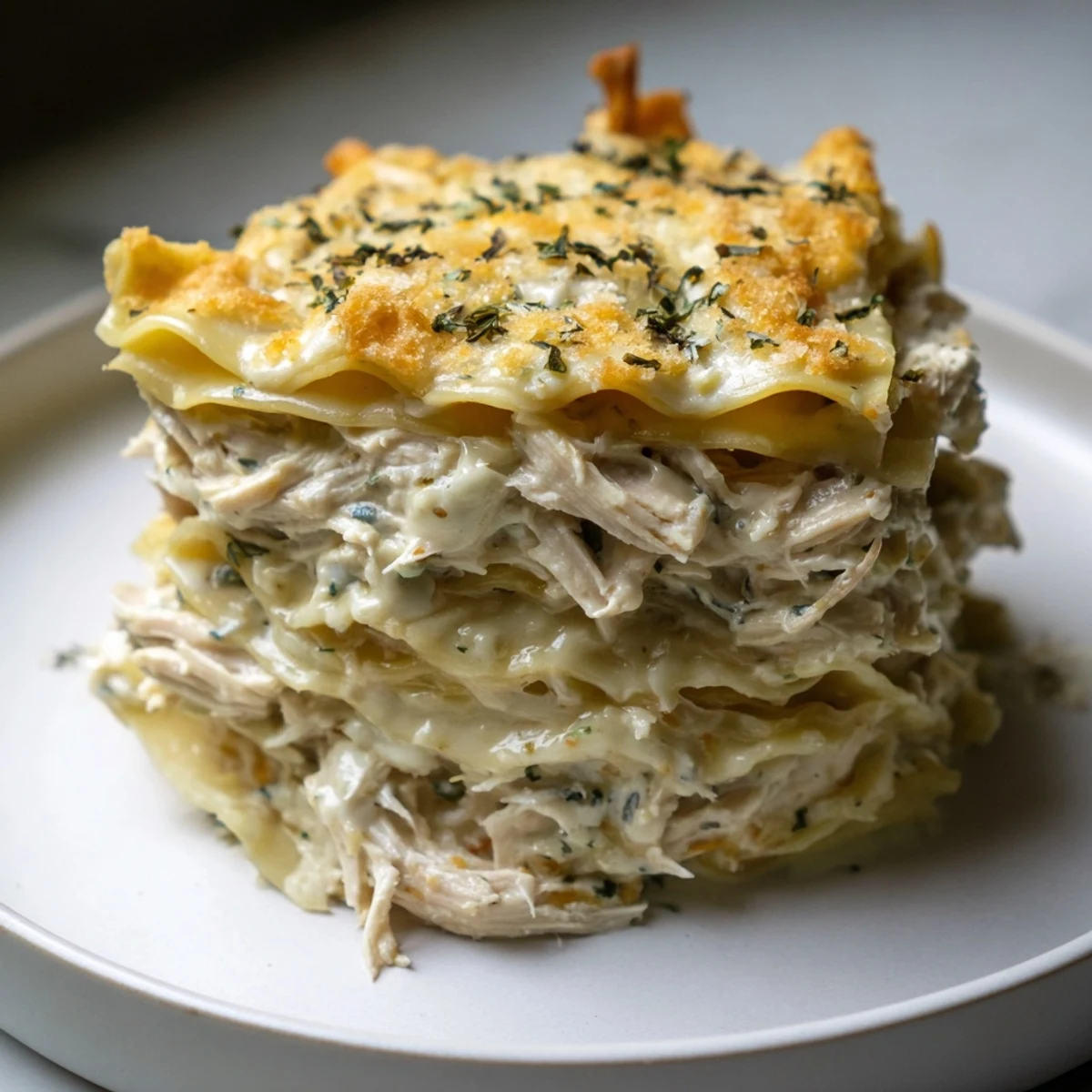 Rosemary Chicken Lasagna Layers