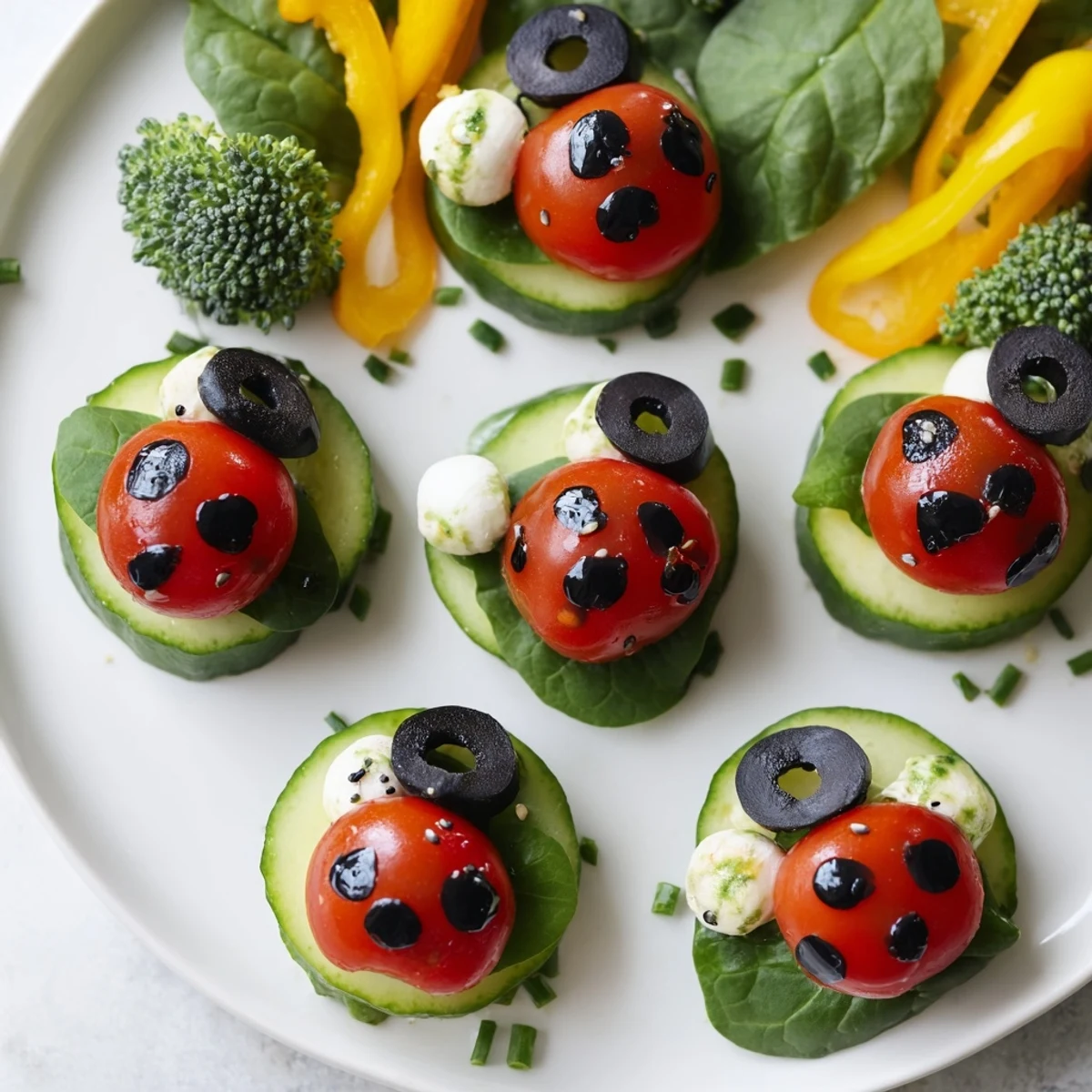 Ladybug Garden Platter