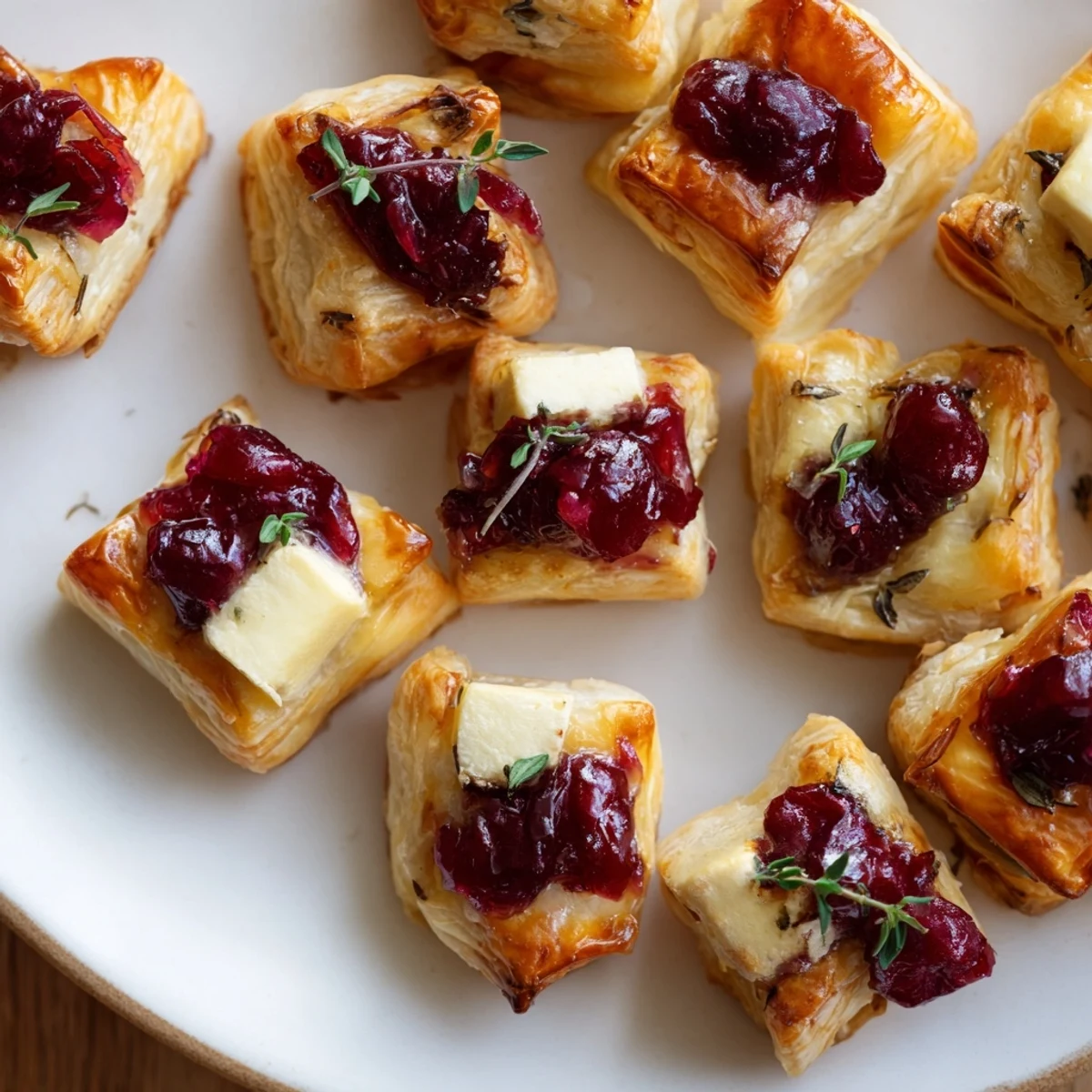 Appearing inviting, the Joy to the World Festive Appetizer Trio is artfully arranged with garnishes.