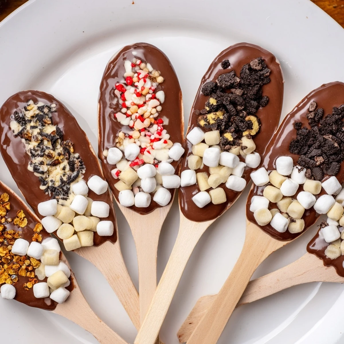 Hot Chocolate Spoon Toppings
