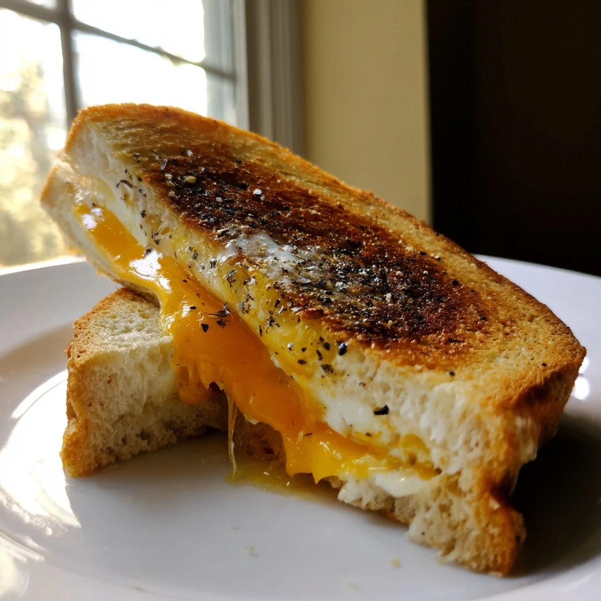 Truffle Oil Grilled Cheese