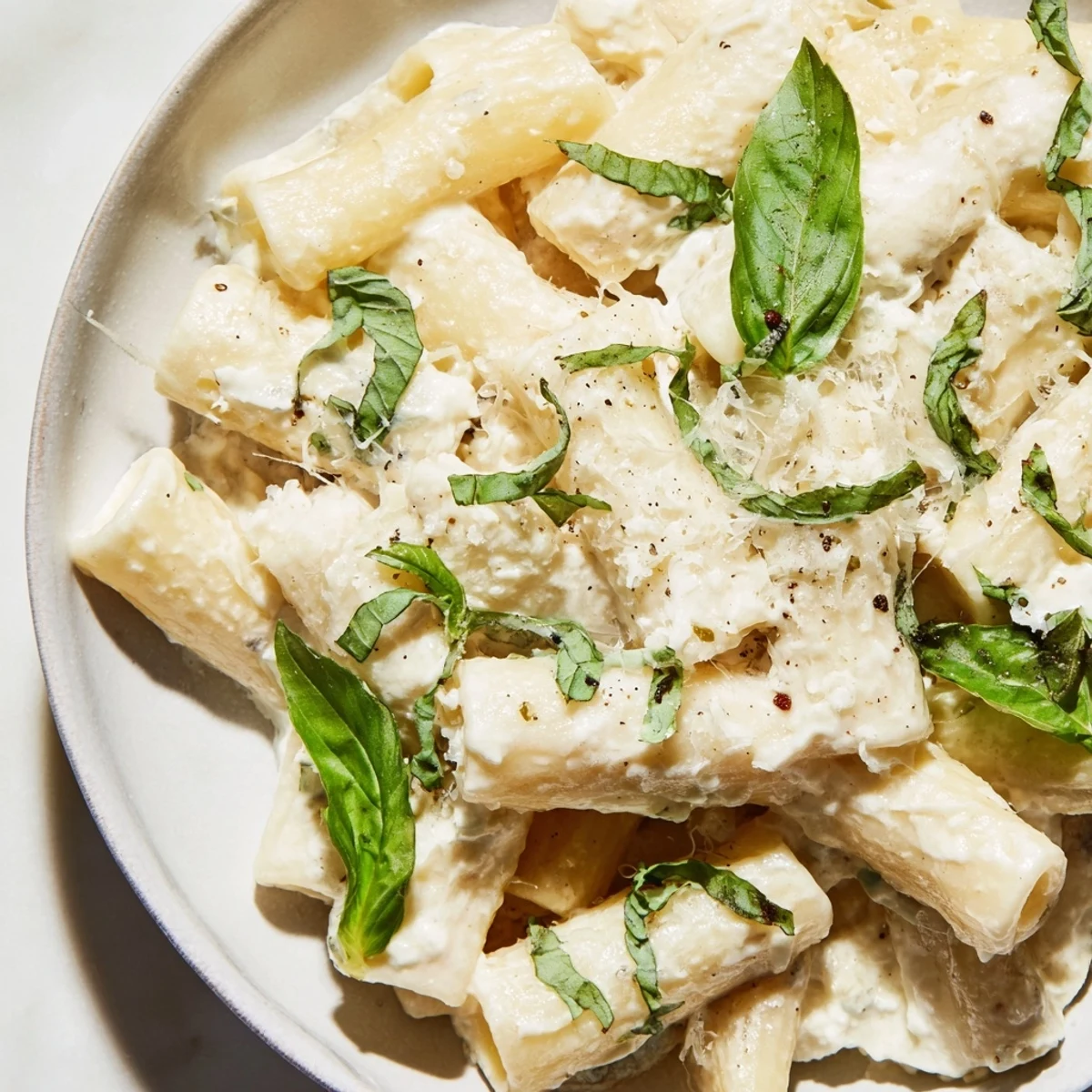 Creamy Cottage Cheese Pasta