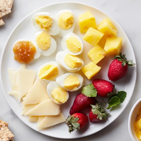 A sunny Good Morning Sun Breakfast Board overflowing with fresh fruits, cheeses, and baked goods, ideal for sharing.