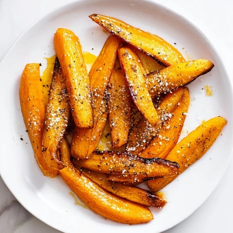 Golden, crispy Parmesan Baby Carrot Chips are ready to eat, a perfect side dish with amazing flavor.