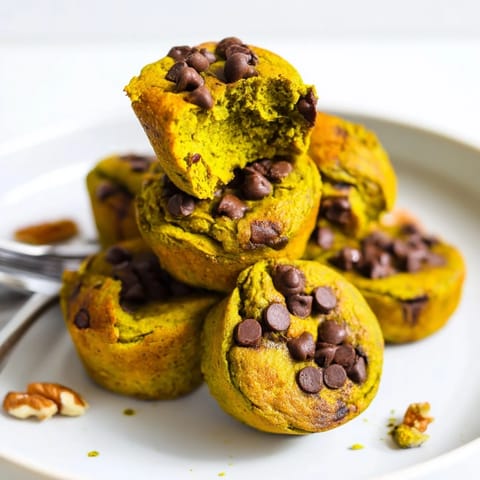 Matcha Pumpkin Muffin Cookie Bites