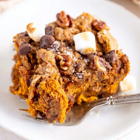 Delicious cinnamon sweet potato chaos cake perfect for cozy fall gatherings.  