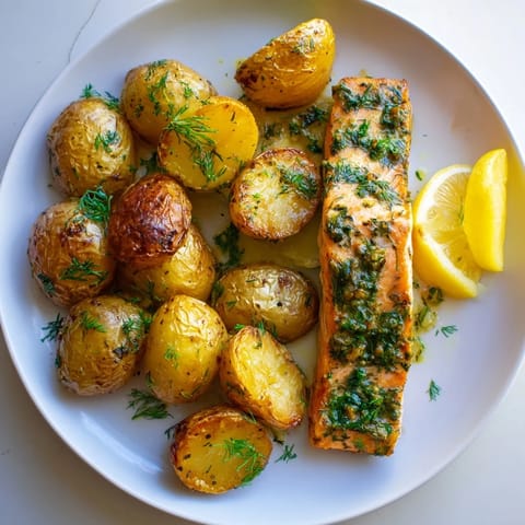 Lemon Herb Salmon Potato
