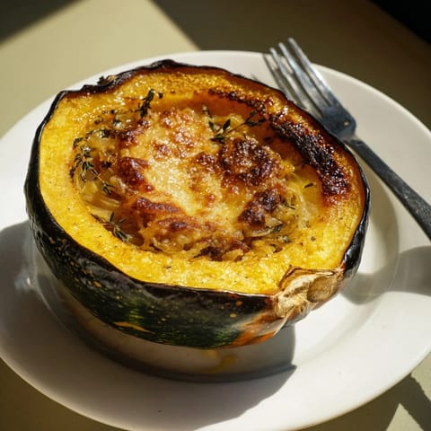 Caramelized Onion Gruyere Squash