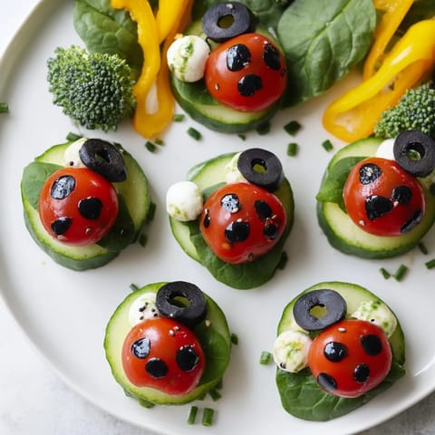 Ladybug Garden Platter