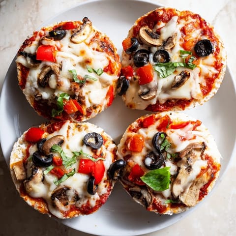 Rice Cake Pizza Squares