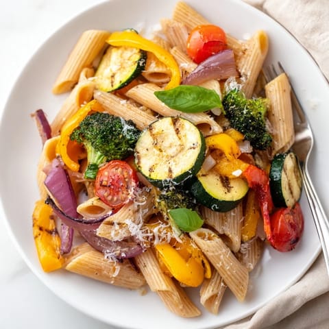Pasta Primavera with Roasted Vegetables
