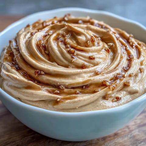 Zesty tahini sauce made with sesame paste, lemon juice, and olive oil, perfect for grain bowls.  