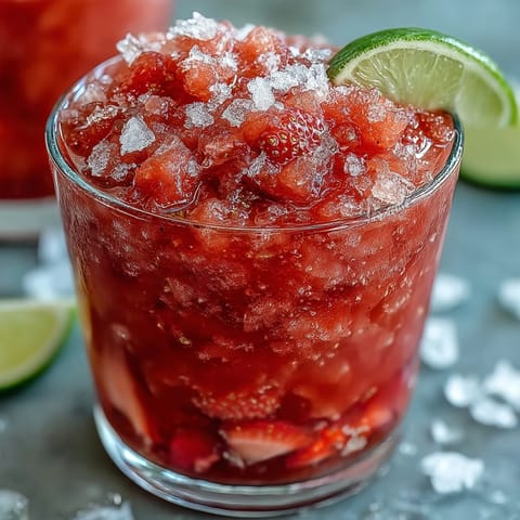 Light Strawberry Daiquiri Slush