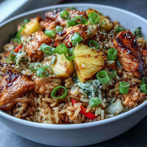 Pineapple Chicken Fried Rice