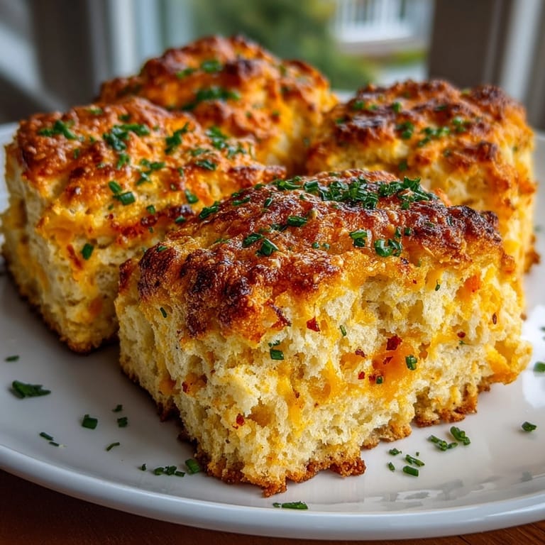 Homemade Savory Pumpkin Cheddar Scones: flaky, buttery, and ready for a cozy autumn brunch.