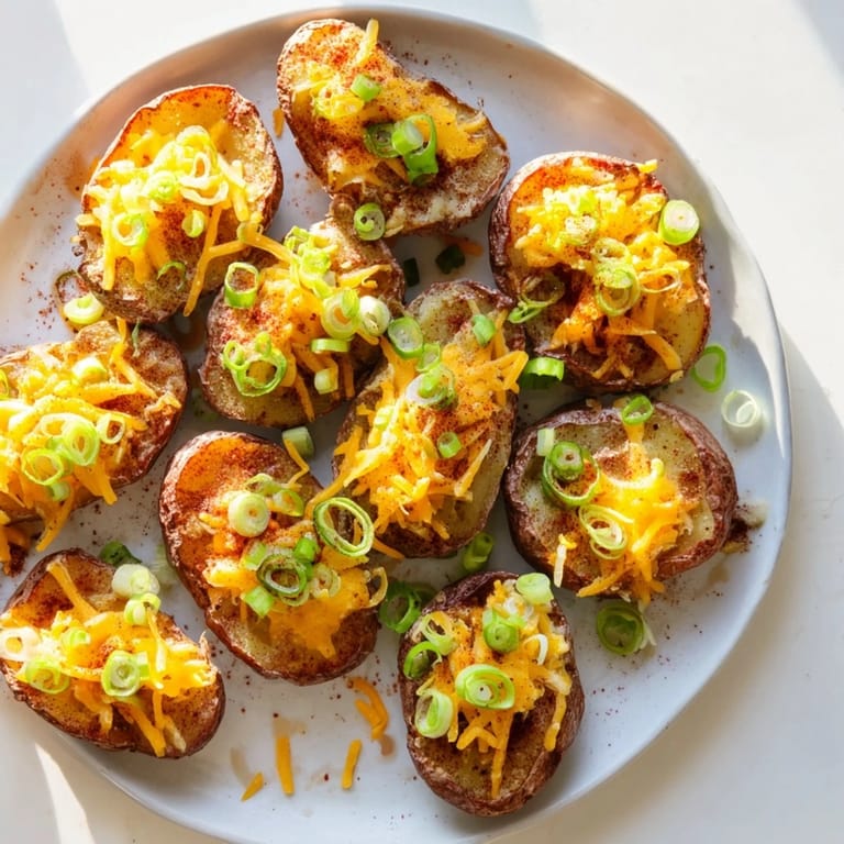 Flavorful smashed green onion potato bombs, perfect for sharing with friends and family.
