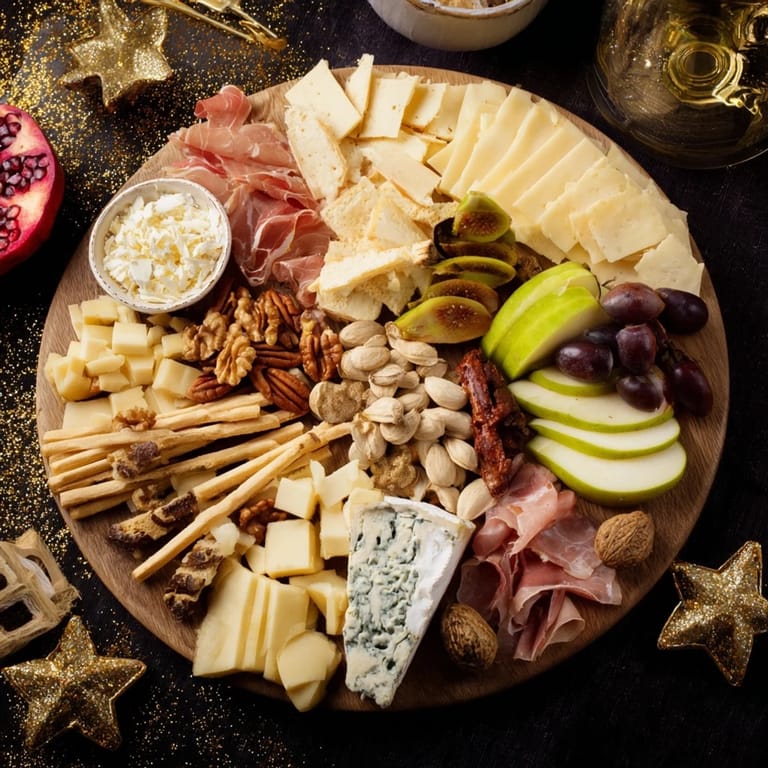 Imagine this Shining Bright Christmas 2025 Board: a visually stunning arrangement of festive holiday flavors.