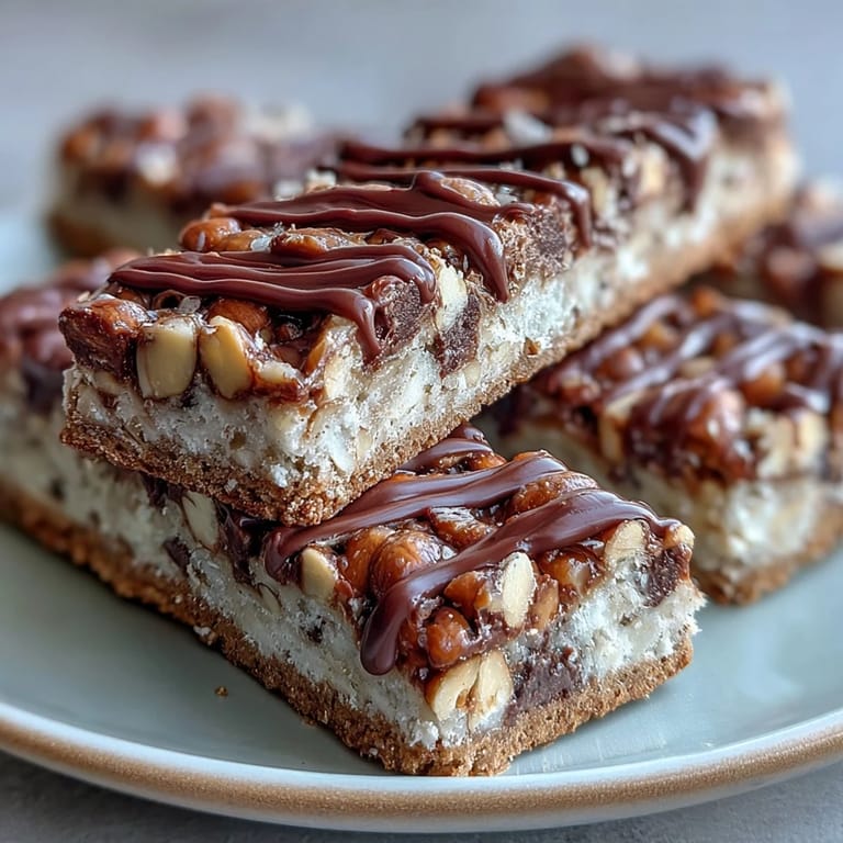 Chewy almond flour and protein powder bars that taste like classic cookie dough, ready in minutes.  