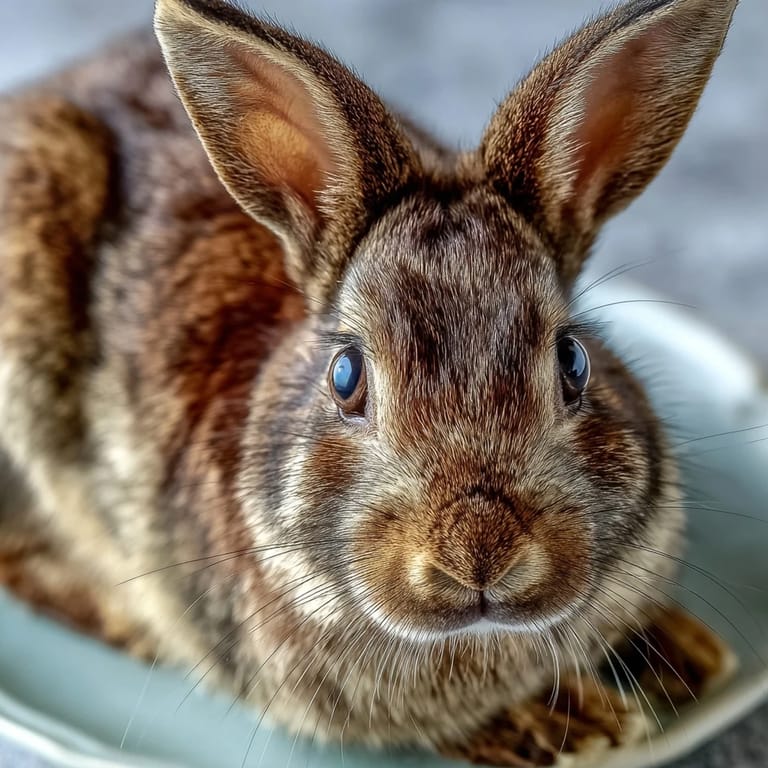 Moist vanilla cake shaped like a bunny, frosted with creamy buttercream and decorated with gold sprinkles, pink coconut ears, and marshmallow details for a whimsical holiday dessert.