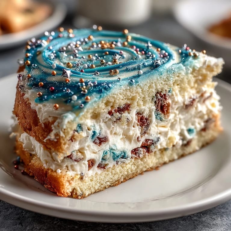 This galaxy-themed graduation cake is adorned with edible stars and vibrant swirls of buttercream, making it a show-stopping centerpiece for any graduation celebration.