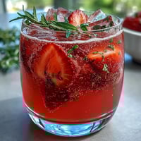 Vibrant pink lemonade party punch with citrus slices and fresh strawberries, perfect for spring celebrations. Refreshing non-alcoholic drink in a clear pitcher, ideal for all ages.