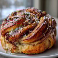 Golden Swedish cardamom buns twisted with fragrant spiced filling and topped with crunchy pearl sugar for a classic Scandinavian treat.